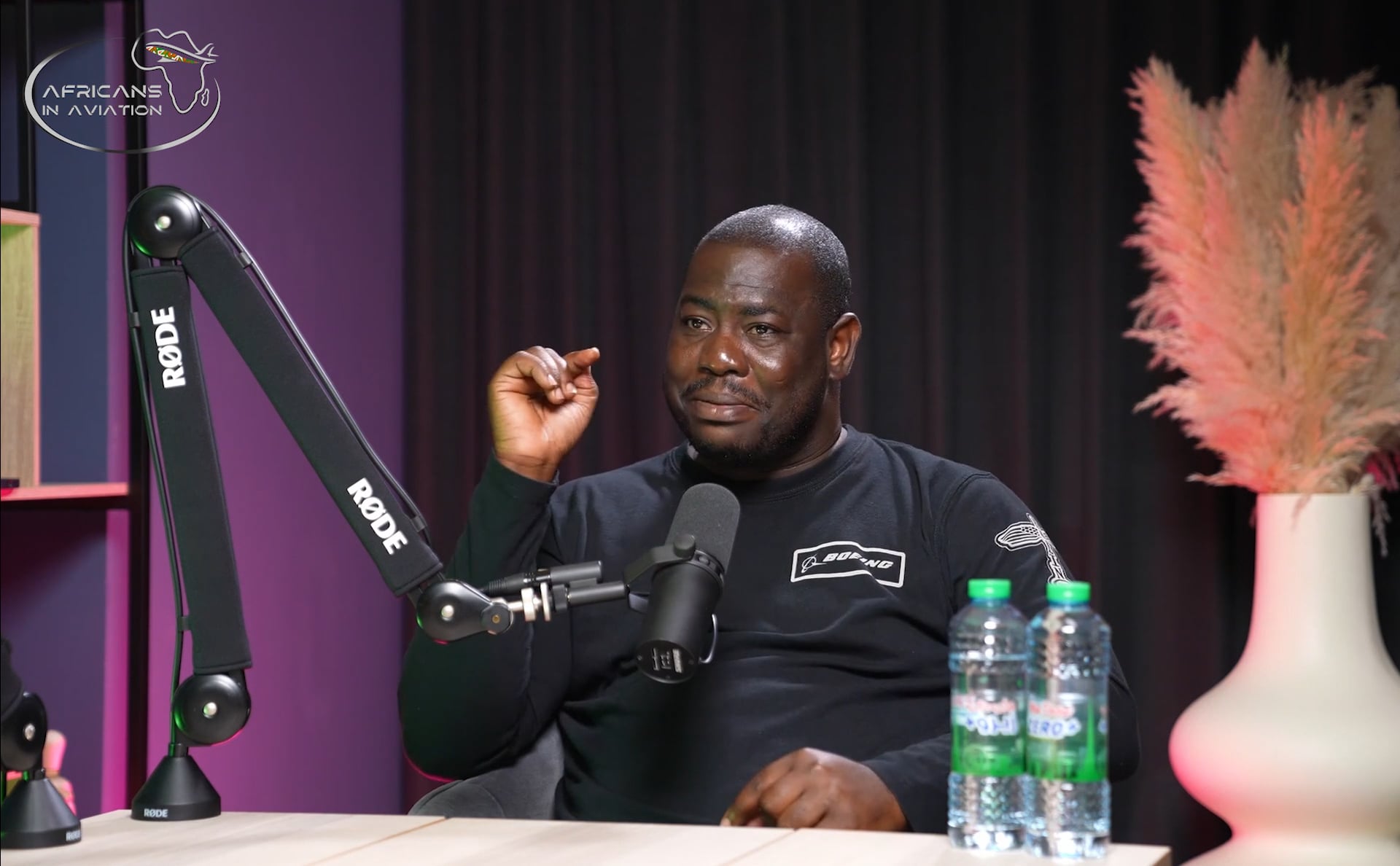 Harrison Debrah Talks About the Challenges of His Entry Into Aviation