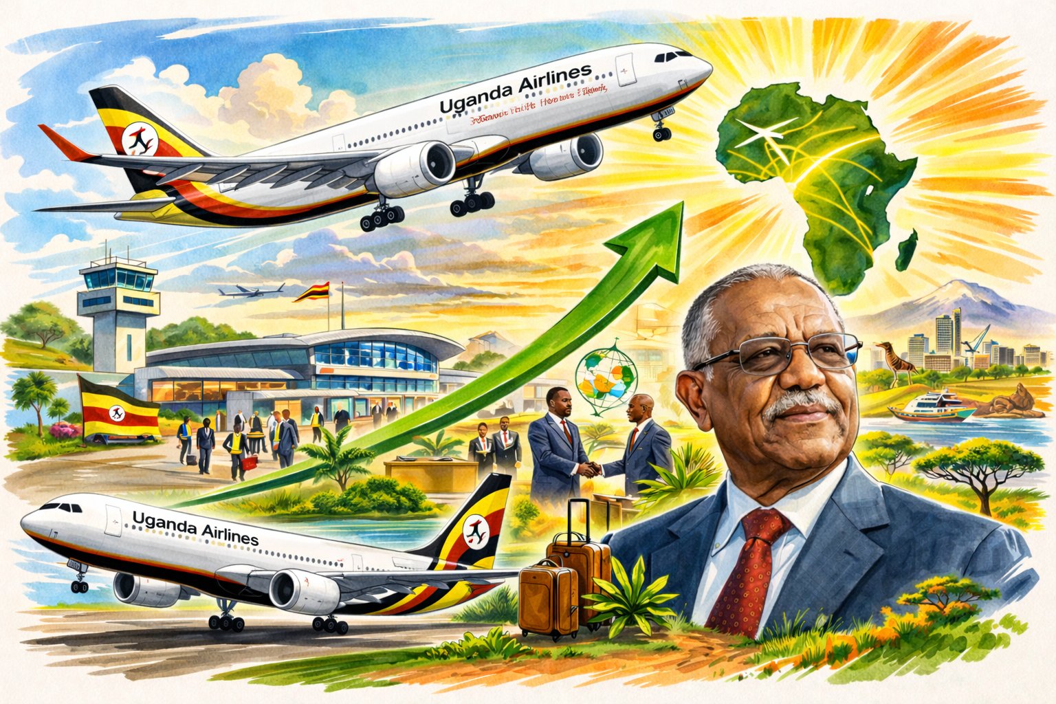 Africa’s Godfather of Aviation Wings Uganda Airlines Into a New Era
